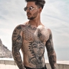 Tattooed model Gonçalo Olivier