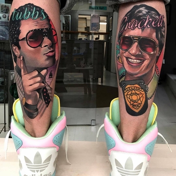 Roger Mares's neo tradicional tattoo