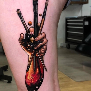 🔥 Fotos quentes, portfólio de modelos  #24631 Artista de tatuagem Kirsten Pettitt