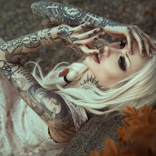 🔥 Fotos quentes, portfólio de modelos  #25359 Modelo de tatuagem Shelly D'inferno