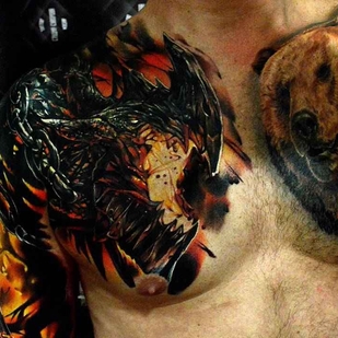 🔥 Fotos quentes, portfólio de modelos  #3404 Artista de tatuagem Dmitriy Gorbunov