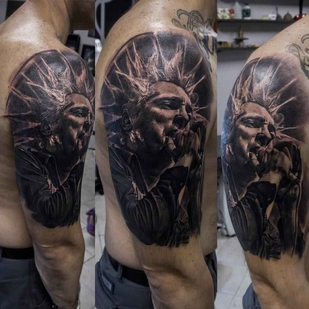 🔥 Fotos quentes, portfólio de modelos  #3397 Artista de tatuagem Nikolay Dzhangirov