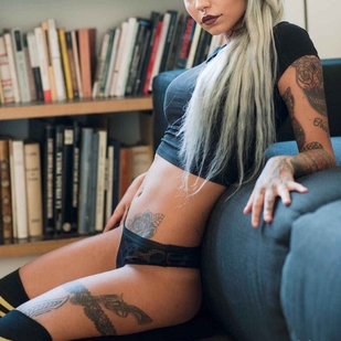 🔥 Fotos quentes, portfólio de modelos  #3072 Modelo de tatuagem Felisja Piana
