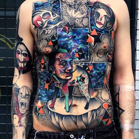 Surrealismo nas tatuagens por Little Andy