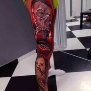 🔥 Fotos quentes, portfólio de modelos  #3686 Artista de tatuagem Andrzej Niuniek Misztal