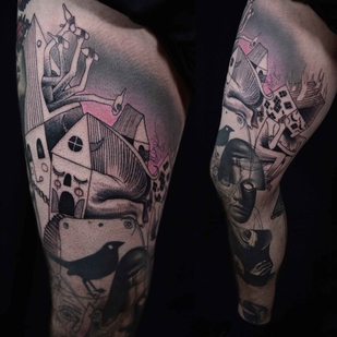 🔥 Fotos quentes, portfólio de modelos  #4517 Artista de tatuagem Timur Lysenko