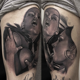 🔥 Fotos quentes, portfólio de modelos  #2835 Artista de tatuagem Maxim Denisenko