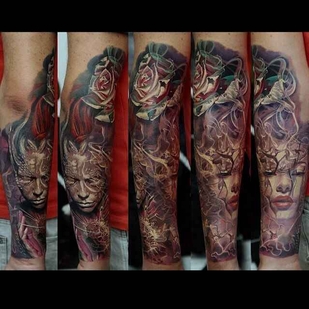 🔥 Fotos quentes, portfólio de modelos  #4040 Artista de tatuagem Dmitriy Samohin