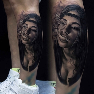 🔥 Fotos quentes, portfólio de modelos  #2821 Artista de tatuagem Maxim Denisenko