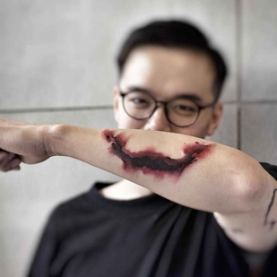 🔥 Fotos quentes, portfólio de modelos  #14328 Artista de tatuagem Chen Jie