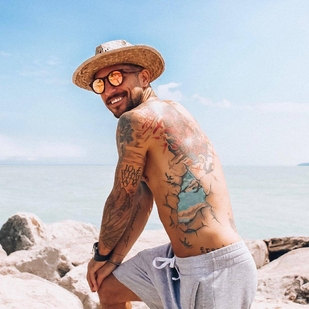 🔥 Fotos quentes, portfólio de modelos  #25934 Modelo de tatuagem Mike Stibich