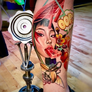 🔥 Fotos quentes, portfólio de modelos  #25954 Artista de tatuagem Anjelika Kartasheva