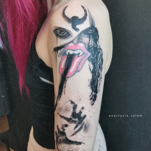 🔥 Fotos quentes, portfólio de modelos  #43315 Artista de tatuagem Anastasia Salem