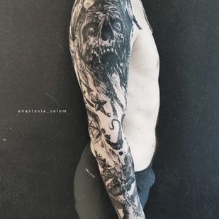 🔥 Fotos quentes, portfólio de modelos  #43322 Artista de tatuagem Anastasia Salem