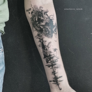 🔥 Fotos quentes, portfólio de modelos  #43331 Artista de tatuagem Anastasia Salem