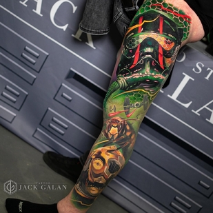 🔥 Fotos quentes, portfólio de modelos  #59576 Artista de tatuagem Jack Galan Art