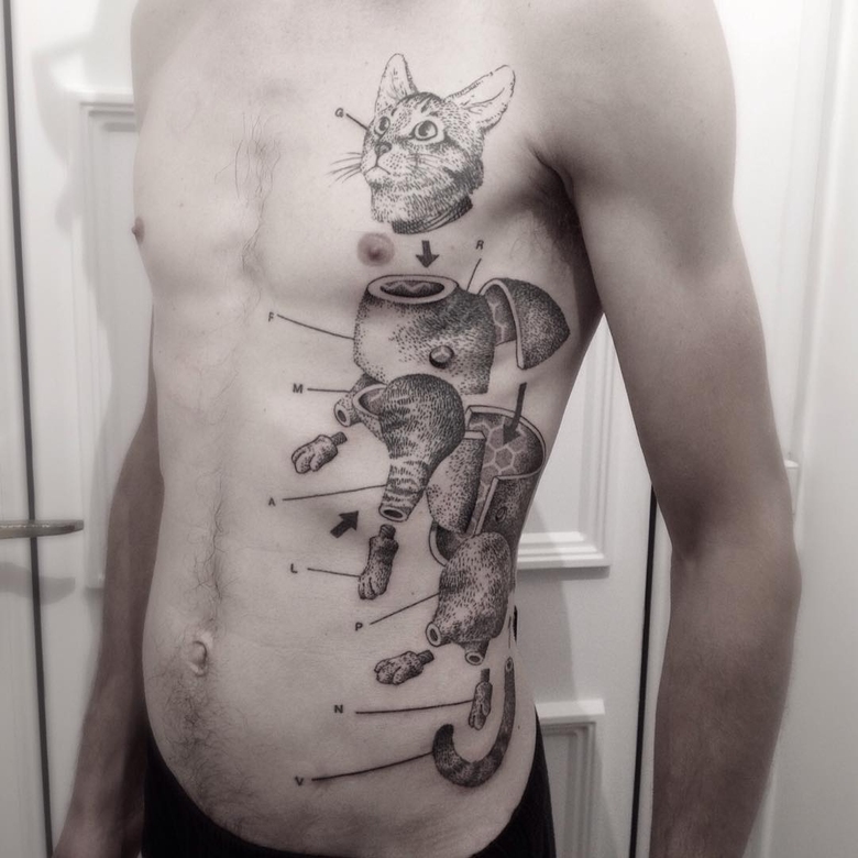 O mundo emocionante em tatuagens por Otto D’Ambra