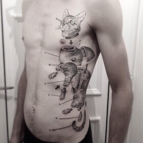 O mundo emocionante em tatuagens por Otto D’Ambra