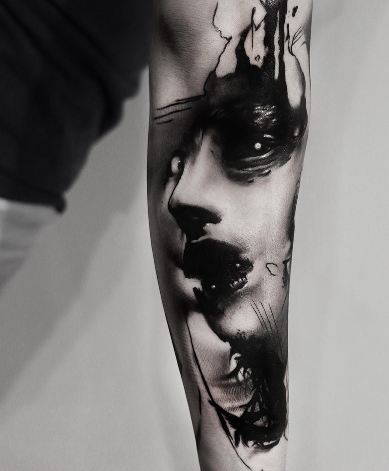 Imagens místicas em tattoos de horror por Kurt Staudinger