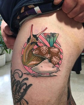 O baile dos anos 80 em tattoos pelo Leisure Bandit
