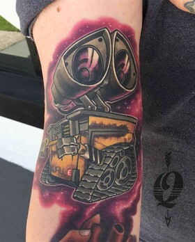 Tatuagens de nova escola por Evan Qualls