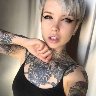 🔥 Fotos quentes, portfólio de modelos  #15117 Modelo de tatuagem Sara X Mills