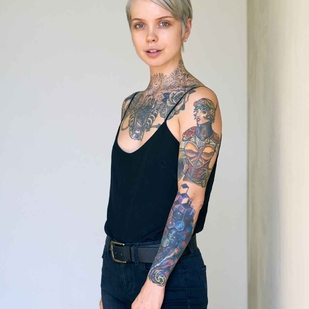 🔥 Fotos quentes, portfólio de modelos  #15127 Modelo de tatuagem Sara X Mills