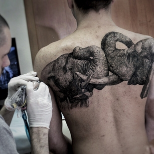 🔥 Fotos quentes, portfólio de modelos  #38211 Artista de tatuagem Alexander Suvorov