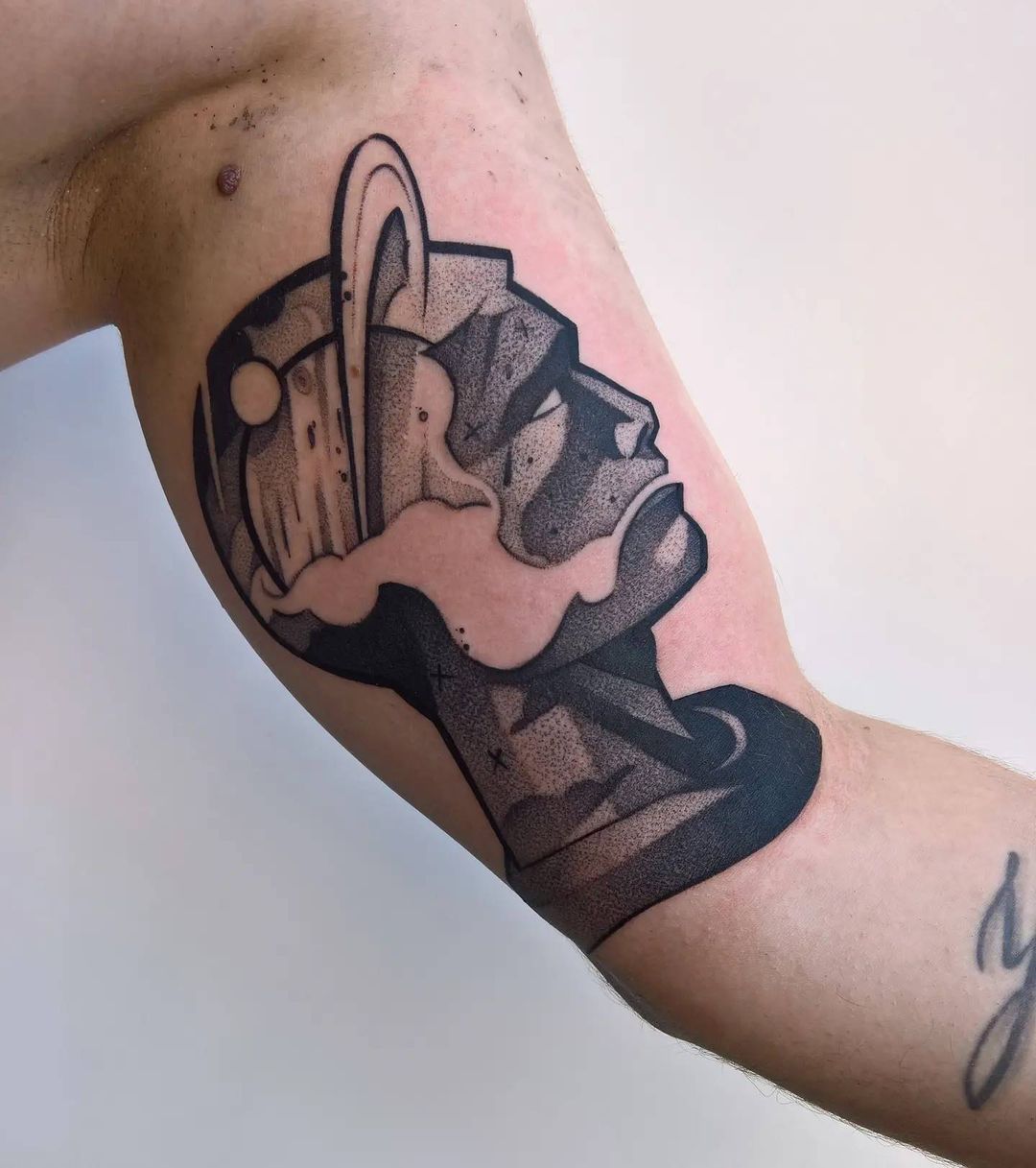 Tatuagem gráfica por Krzysztof Futro