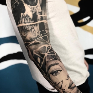 🔥 Fotos quentes, portfólio de modelos  #46409 Artista de tatuagem El Cuero Miller 