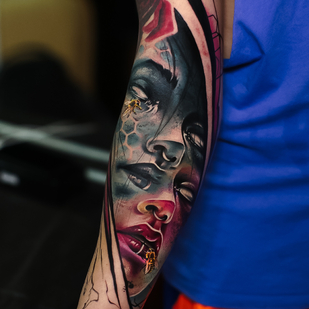 🔥 Fotos quentes, portfólio de modelos  #77344 Artista de tatuagem Dmitriy Sheyb