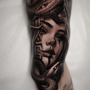 🔥 Fotos quentes, portfólio de modelos  #77654 Artista de tatuagem Kirill Matusevich