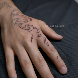 🔥 Fotos quentes, portfólio de modelos  #86411 Artista de tatuagem Ginger Lines / Anna