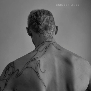 🔥 Fotos quentes, portfólio de modelos  #86412 Artista de tatuagem Ginger Lines / Anna