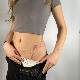 🔥 Fotos quentes, portfólio de modelos  #86414 Artista de tatuagem Ginger Lines / Anna