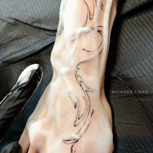 🔥 Fotos quentes, portfólio de modelos  #86415 Artista de tatuagem Ginger Lines / Anna