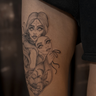 🔥 Fotos quentes, portfólio de modelos  #89245 Artista de tatuagem Kseniia Grazhdan