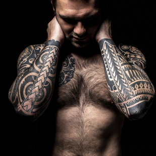 🔥 Fotos quentes, portfólio de modelos  #84366 Artista de tatuagem Maxim Desnev