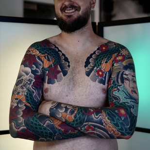 🔥 Fotos quentes, portfólio de modelos  #103947 Artista de tatuagem Akulov Mark