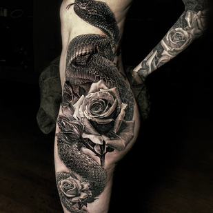 🔥 Fotos quentes, portfólio de modelos  #100109 Artista de tatuagem Schelokov Dmitriy 