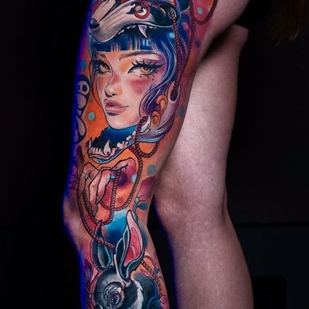 🔥 Fotos quentes, portfólio de modelos  #103642 Artista de tatuagem Anastasiia Mikaskina aka Mika RedHead