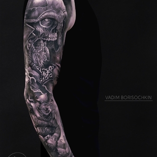 🔥 Fotos quentes, portfólio de modelos  #101186 Artista de tatuagem Vadim Borisochkin