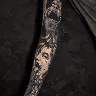 🔥 Fotos quentes, portfólio de modelos  #101195 Artista de tatuagem Vadim Borisochkin