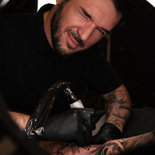 🔥 Fotos quentes, portfólio de modelos  #94147 Artista de tatuagem Sasha Hugo