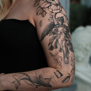 🔥 Fotos quentes, portfólio de modelos  #102564 Artista de tatuagem Denis Rozhkov