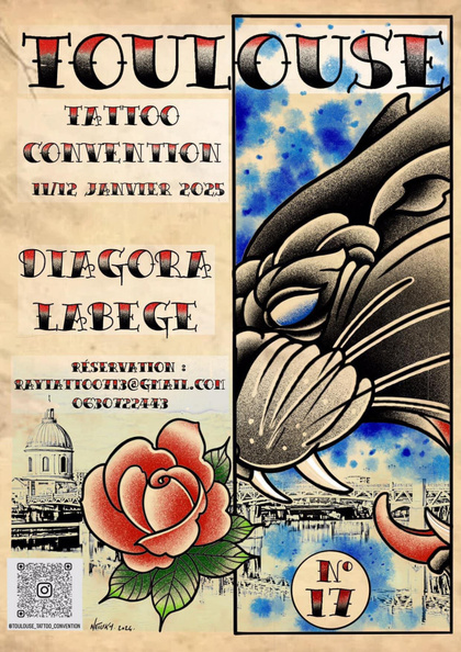 Salão de Tatuagem Toulouse 2025 | 11 - 12 January 2025