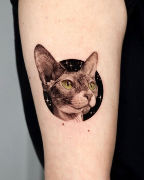 Noses lindos e fofos nas tatuagens de Yeono