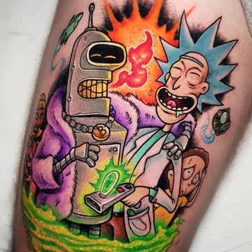 21 Rick e Morty's tatuagens