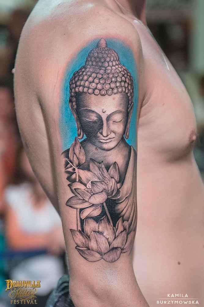 vencedor do Festival de Tatuagem de Deauville 2017 | Realistic 3rd Manu Morillo