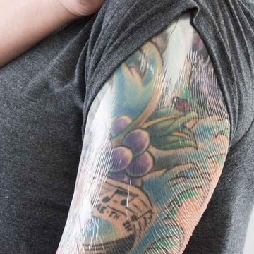 Заживление татуировок с помощью пленок